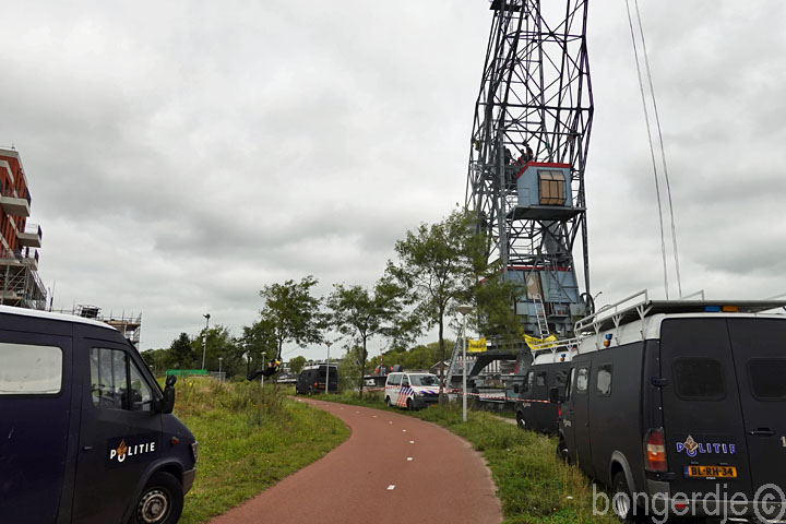 politietraining in de buurt van de Bongerd