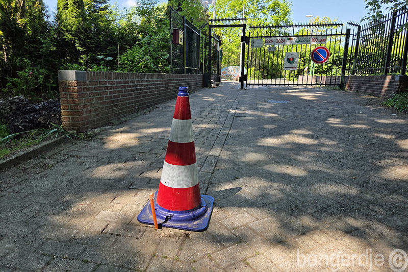  glasvezelstompje op volkstuinpark de Bongerd 